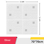 3D embossed three-dimensional self-adhesive wall stickers foam wallpaper bedroom living room decorative ceiling stickers